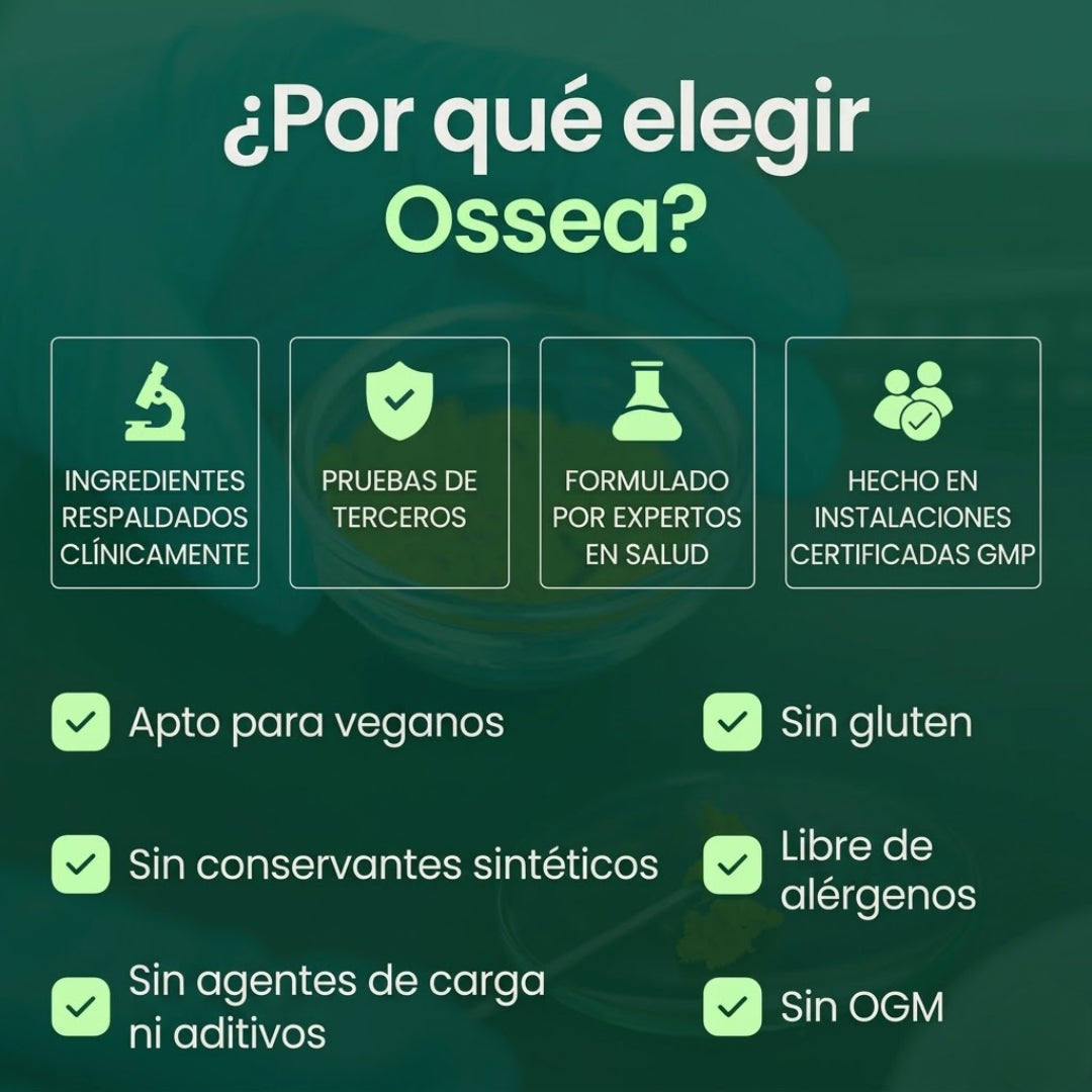 Ossea® - Recuperá la fortaleza de tus huesos