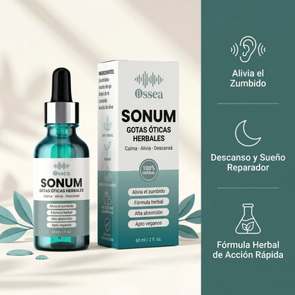 Sonum – Alivia el Tinnitus y el Ruido Constante en tus Oídos · Gotas Óticas
