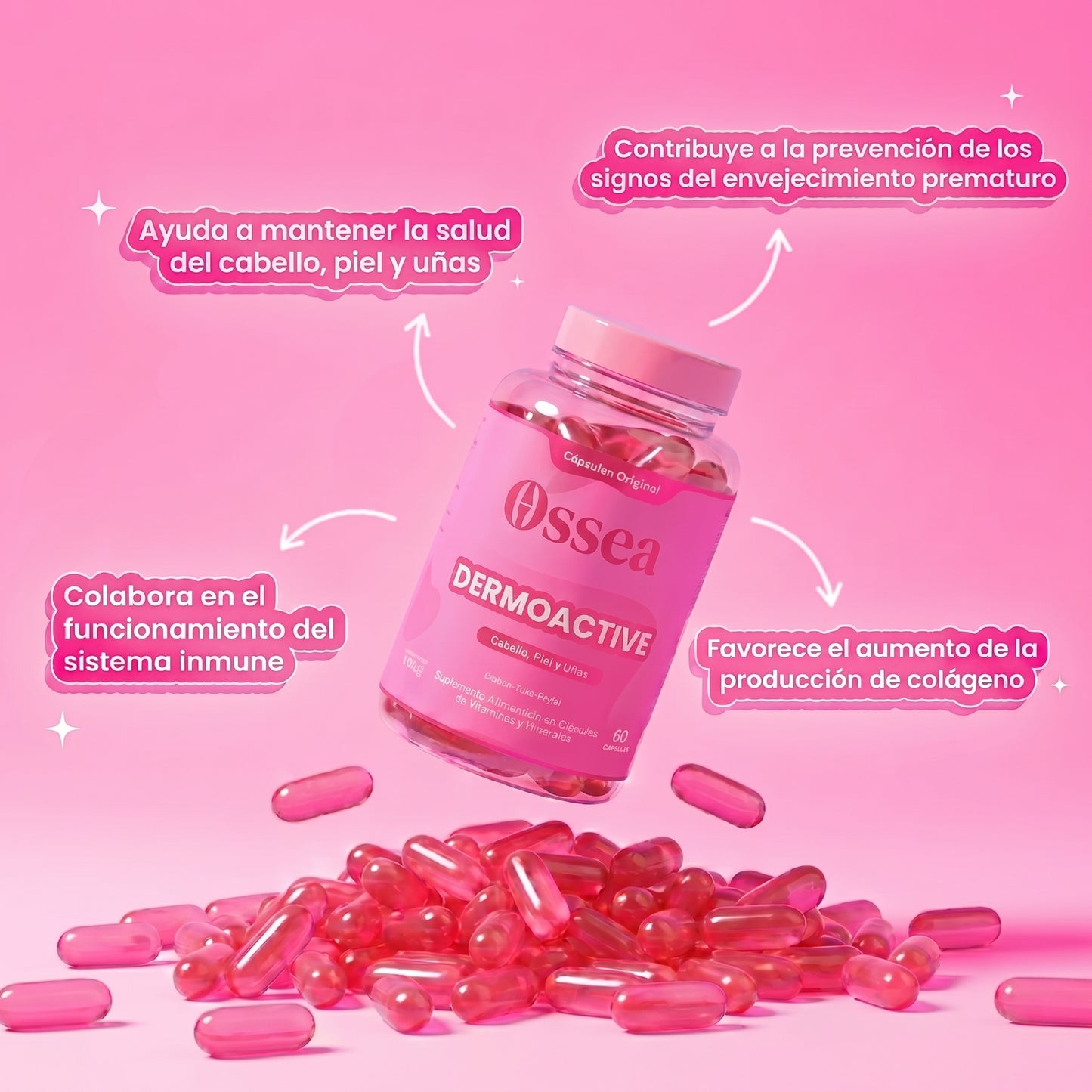 DermoActive – Cápsulas para Pelo, Piel y Uñas
