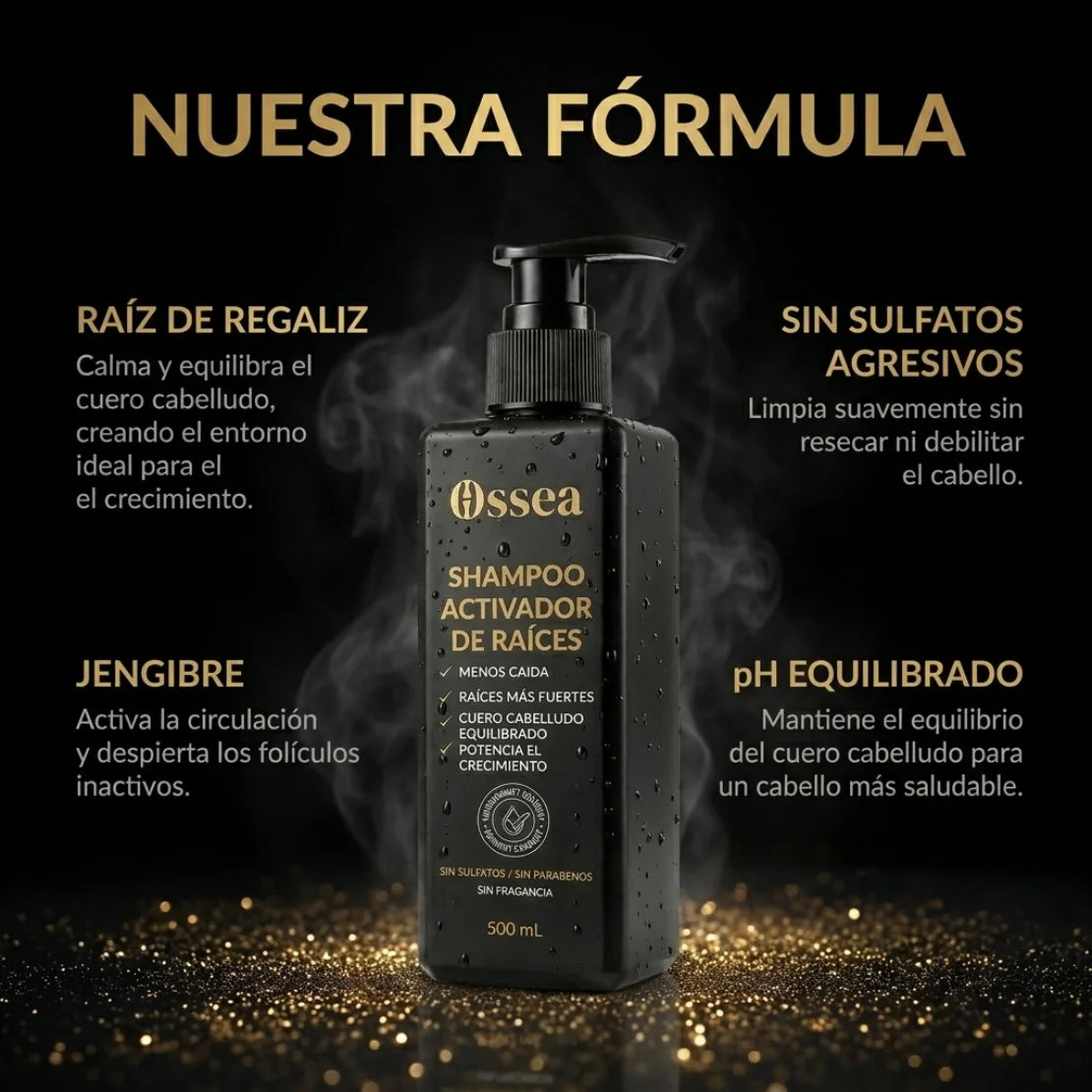 Ossea™ Shampoo Anticaída y Crecimiento