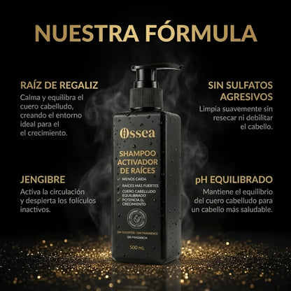 Ossea™ Shampoo Anticaída y Crecimiento