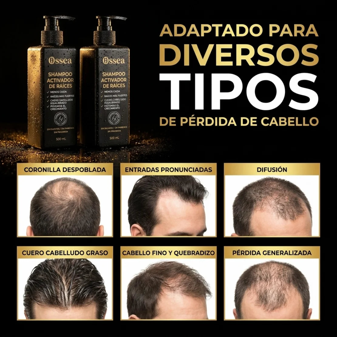 Ossea™ Shampoo Anticaída y Crecimiento