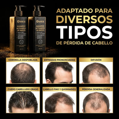 Ossea™ Shampoo Anticaída y Crecimiento