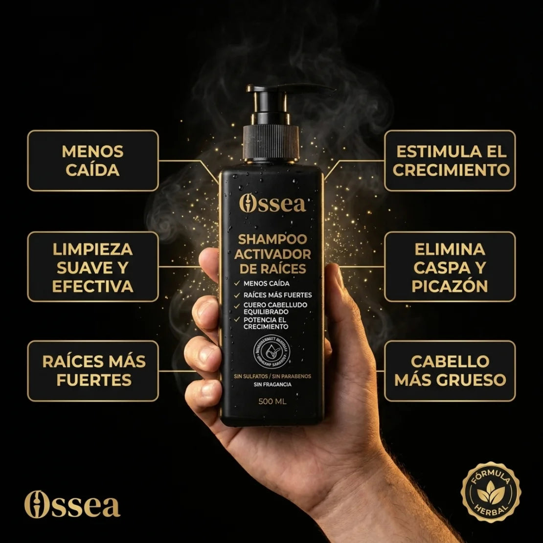 Ossea™ Shampoo Anticaída y Crecimiento