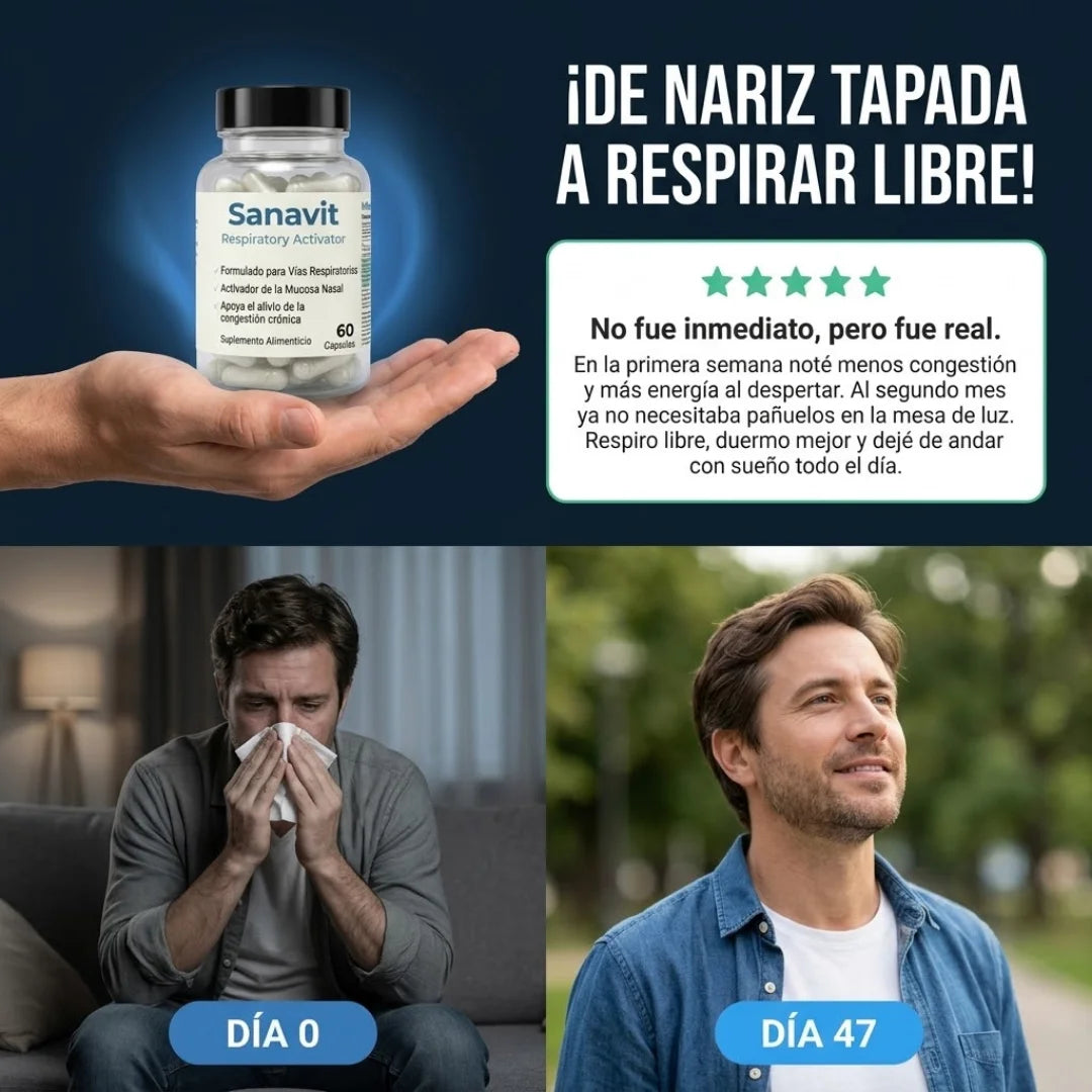 Sanavit® - Alivia la sinusitis crónica desde adentro